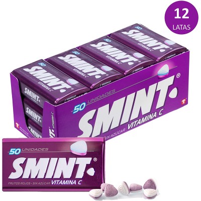 SMINT TIN FRUTOS ROJOS 12U