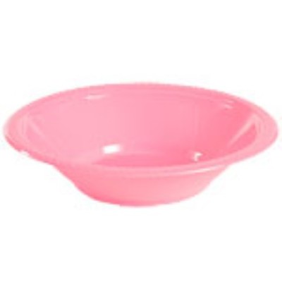 PLATO PLAST.BOWL ROSA 355ML.10U