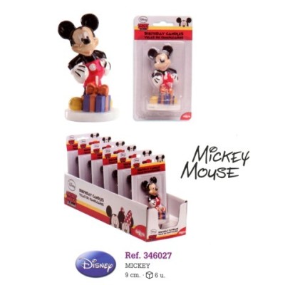 VELAS FIGURA MICKEY 8CM