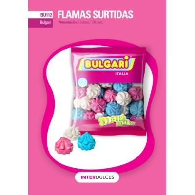 INTERDULCES FLAMAS SURTIDAS 100U