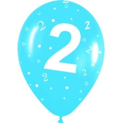 GLOBOS LATEX NUMERO ** 2 ** 10U.