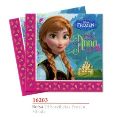 SERVILLETAS FROZEN 20U