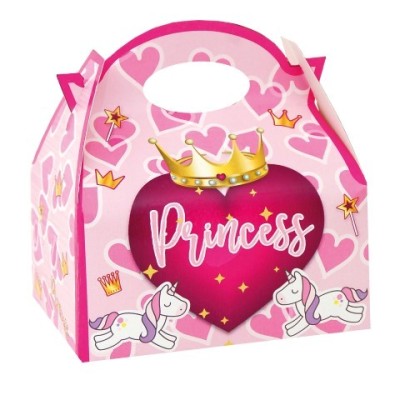 CAJA CUMPLE UNICORNIO-PRINCESA 12U