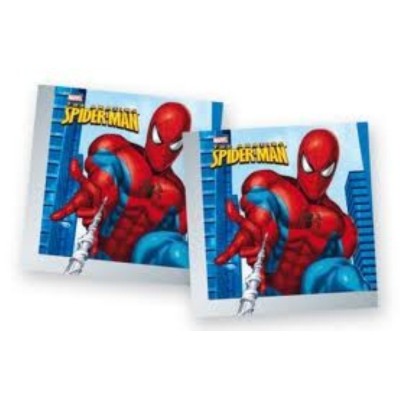 SERVILLETAS SPIDERMAN 20U