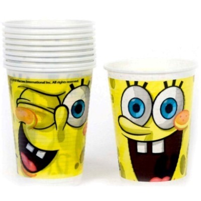 VASOS BOB ESPONJA 10U