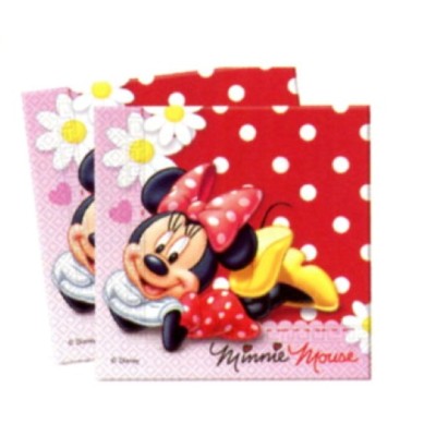 SERVILLETAS MINNIE LUNARES 20U