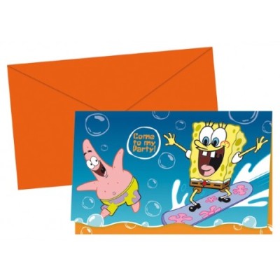 INVITACIONES BOB ESPONJA