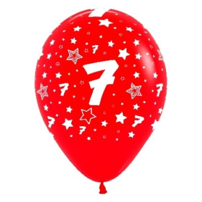 GLOBOS LATEX NUMERO ** 7 ** 10U