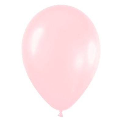 GLOBOS LATEX METAL ROSA  50U.