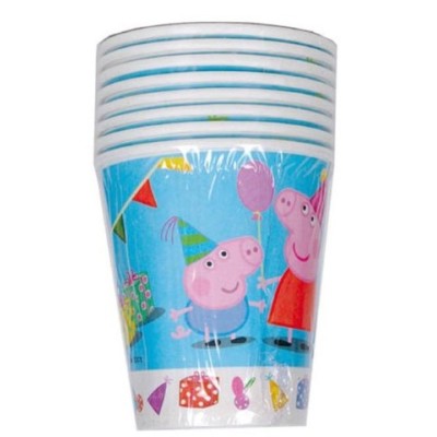 VASOS PEPPA PIG 8U