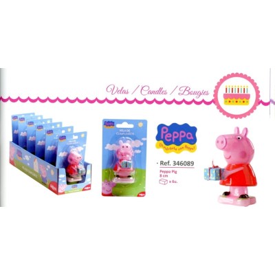 VELAS PEPPA PIG 8CM