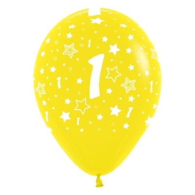 GLOBOS LATEX NUMERO ** 1 ** 10U