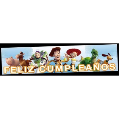 BANDA FELIZ CUMPLE TOY STORY