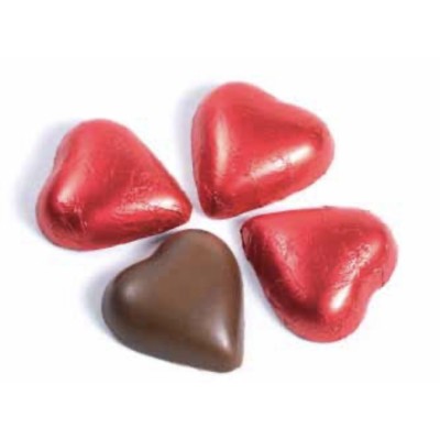 CHOCO CORAZONES ROJOS 125U 1KG