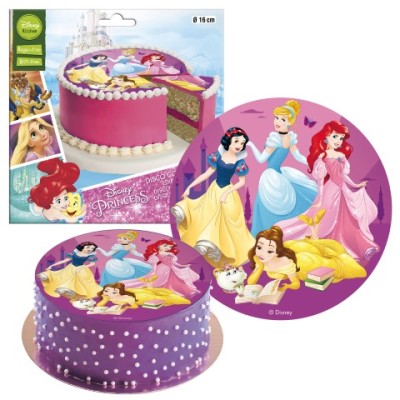 DISCO OBLEA PRINCESAS 16CM