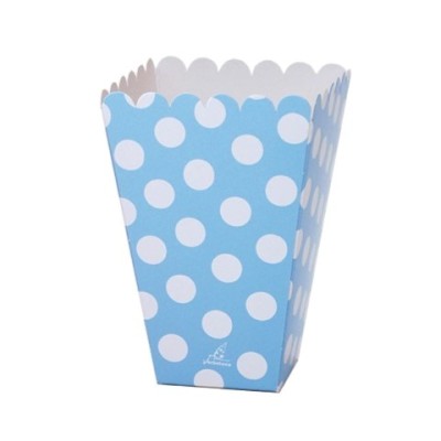 CAJA PALOMITAS LUNARES AZUL 12U 12X5X5CM