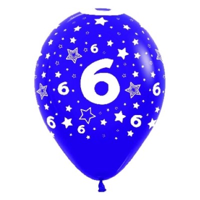 GLOBOS LATEX NUMERO ** 6 ** 10U