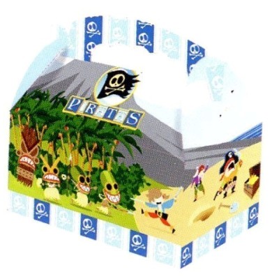 CAJA CUMPLE PIRATAS 25U